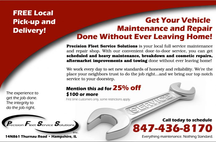 Print Ad – Precision Fleet Service Solutions