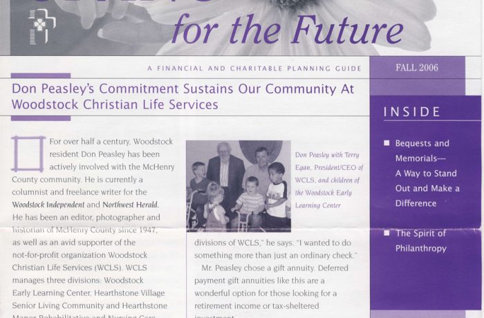 Article – WCLS Newsletter