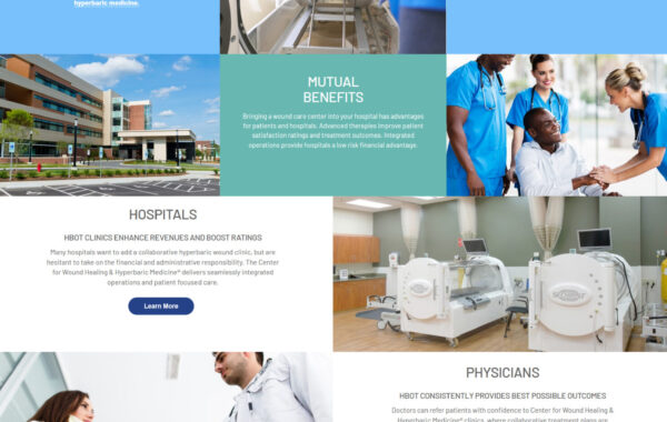 Website – Center for Wound Healing